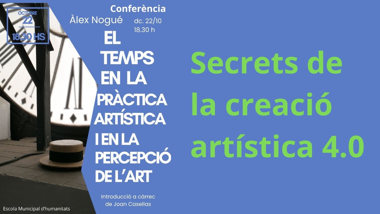 El temps en la pràctica artística i en la percepció de l'art