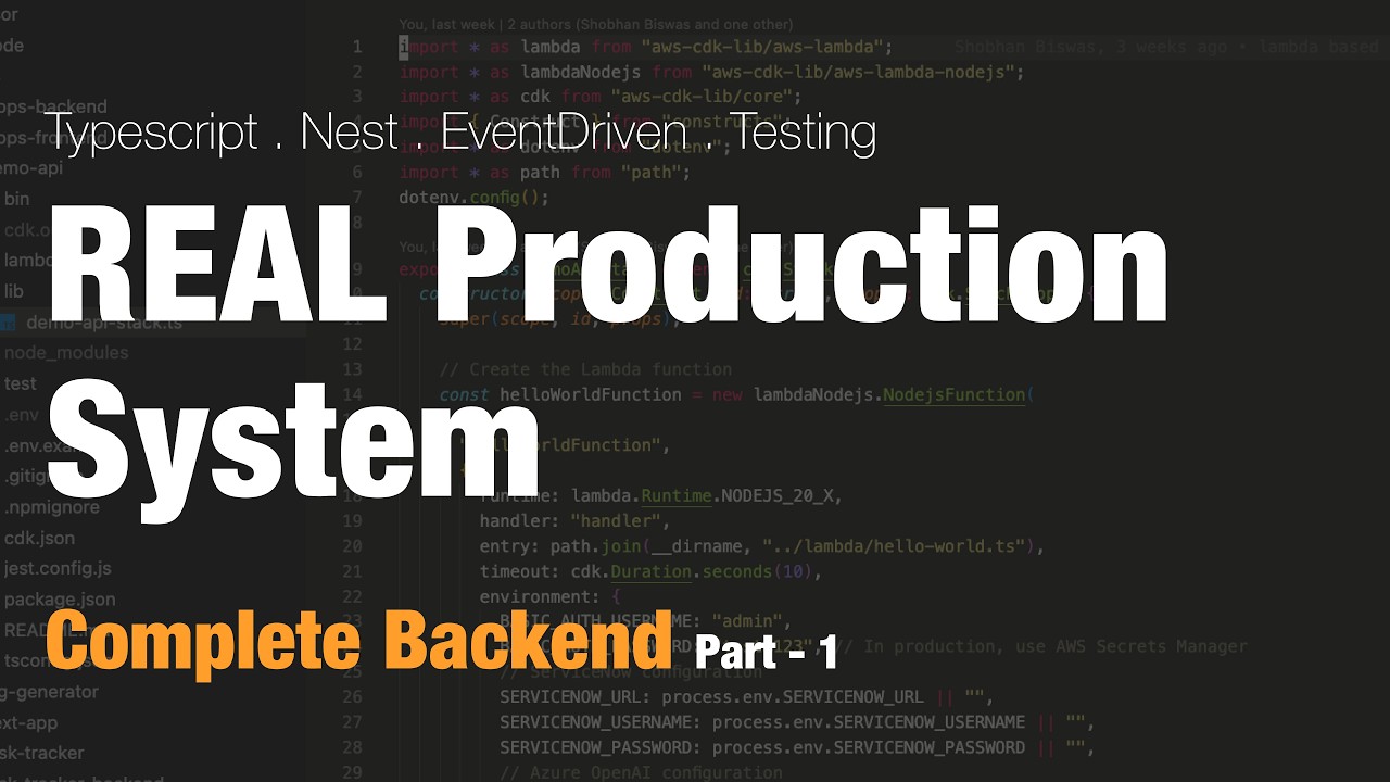 How I Build Production-Grade Systems | NestJS, TypeScript (Part 1)