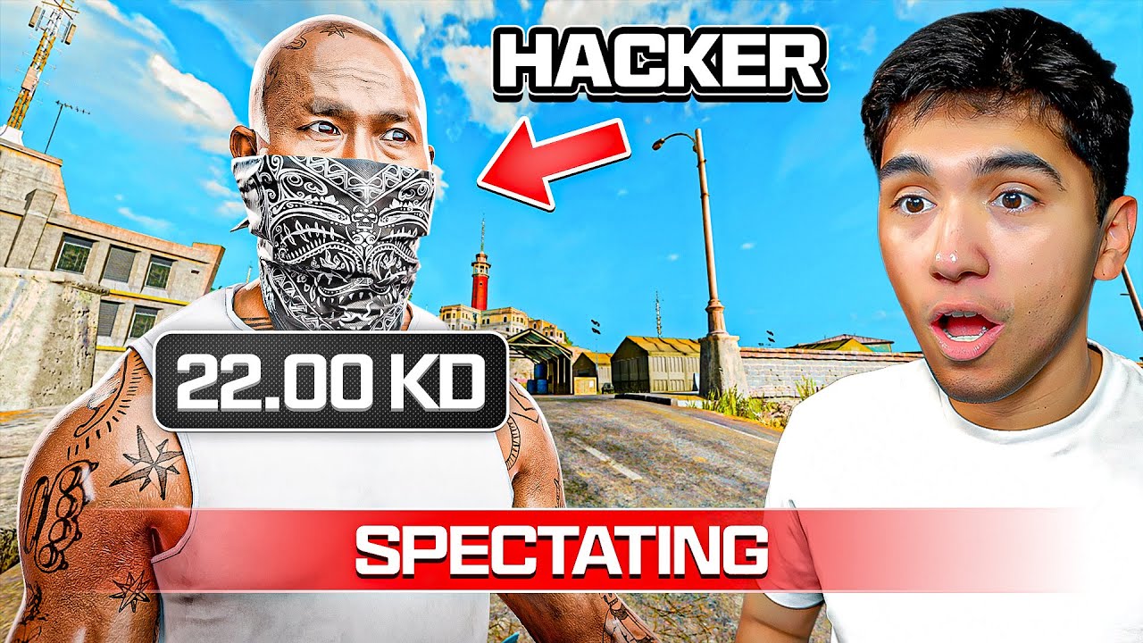 Spectating a 22.0 KD HACKER on Rebirth Island