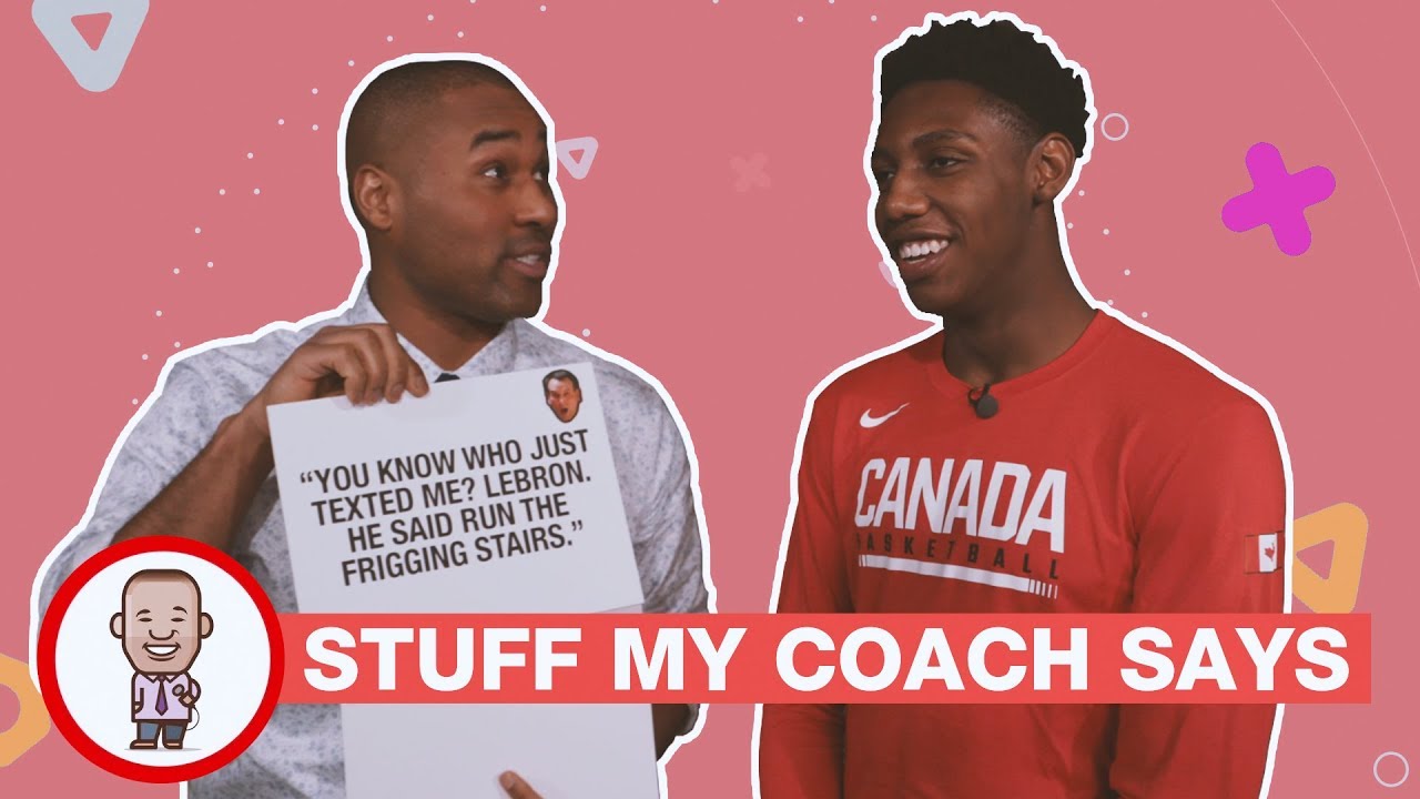 STUFF MY COACH SAYS - RJ BARRETT | CABBIE PRESENTS