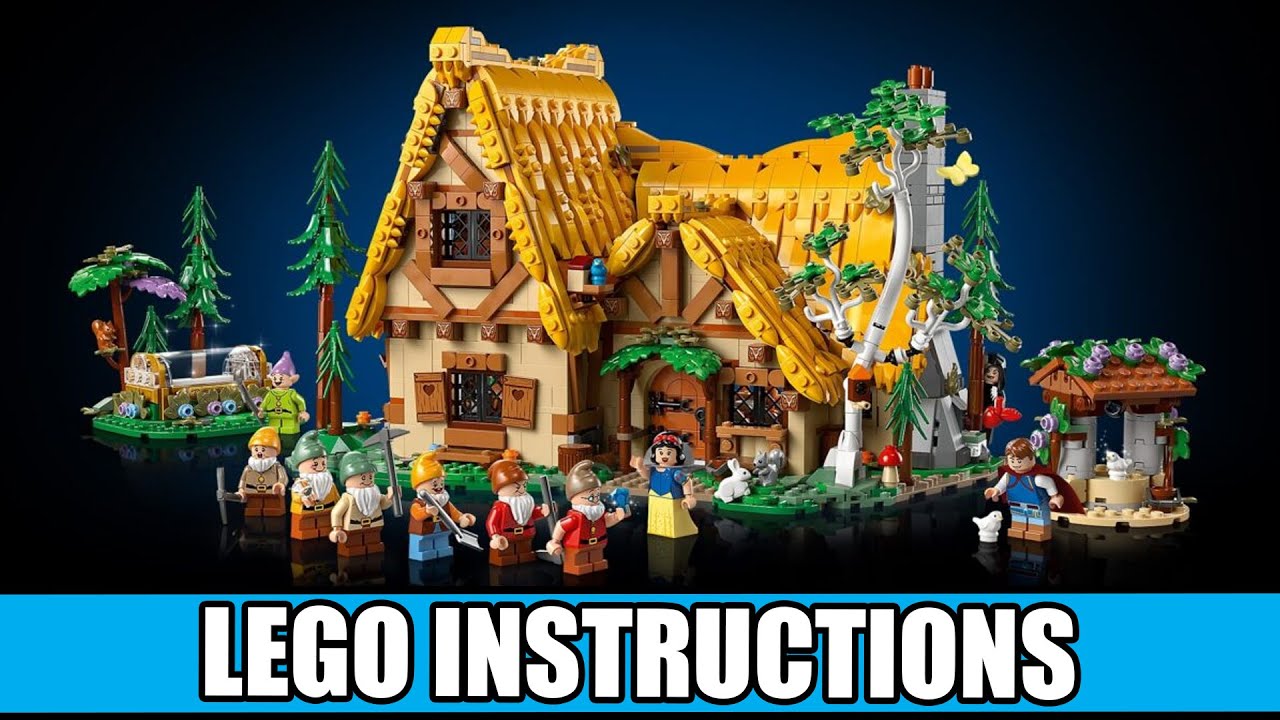 LEGO Instructions - Disney - 43242 - Snow White and the Seven Dwarfs' Cottage