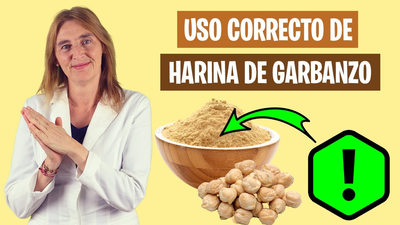 SIEMPRE USARÁS ASÍ la HARINA de GARBANZO | Usos harina de garbanzo | Alimentación real saludable