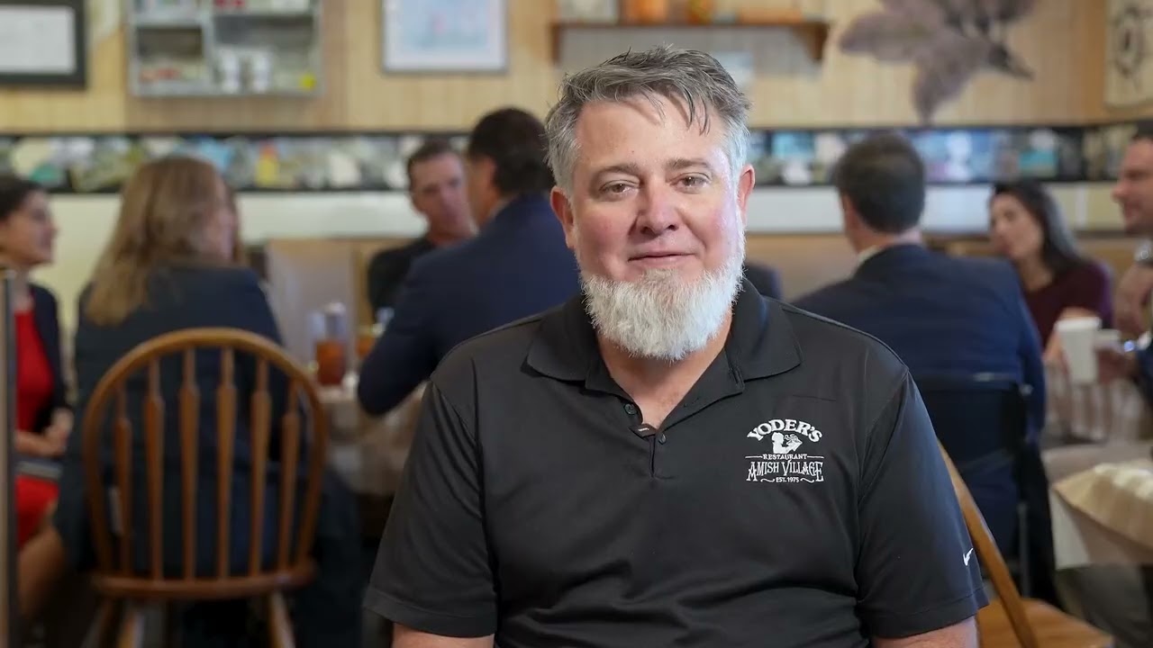 Florida Gov. Ron DeSantis enjoys traditional Amish recipes at Yoder's restaurant in Sarasota