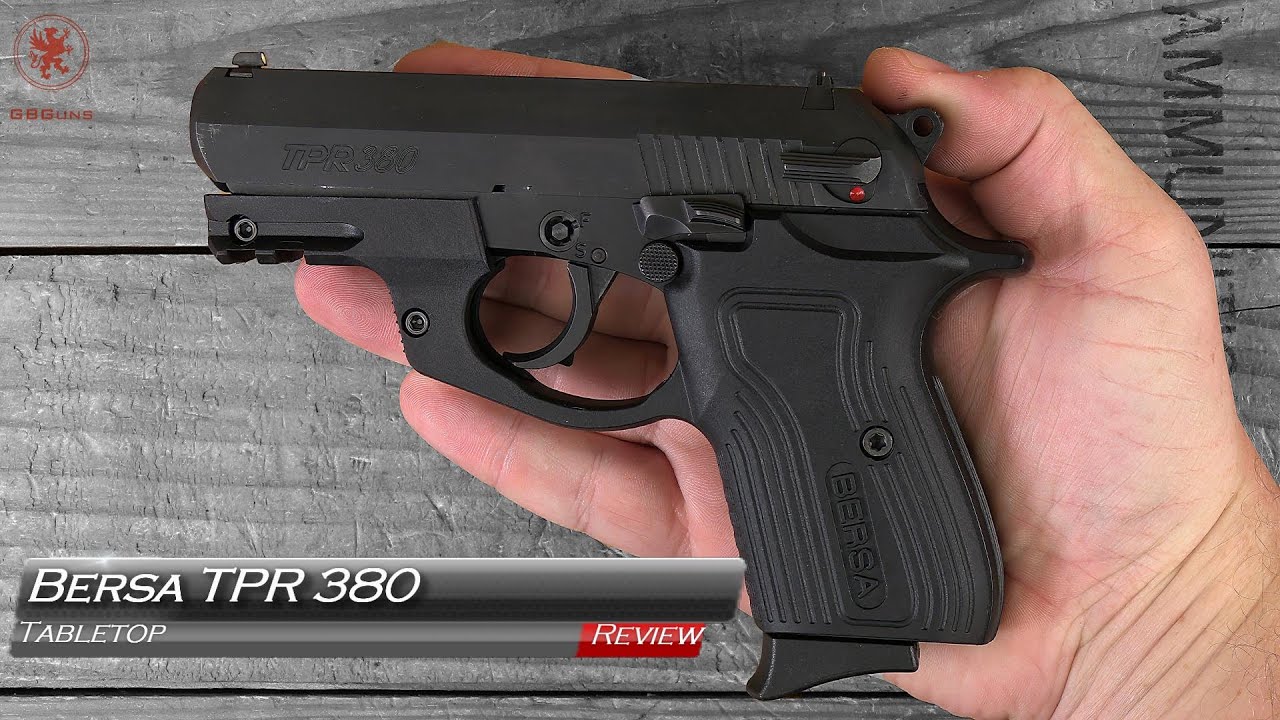 Обзор настольной модели Bersa TPR 380 и полевая модель