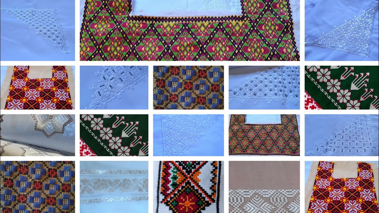 این نمونه ها عالی هستند/واضح ویدئو گرفتم و شما هم راحت الگو بگیرید khaamak embroidery for idea 