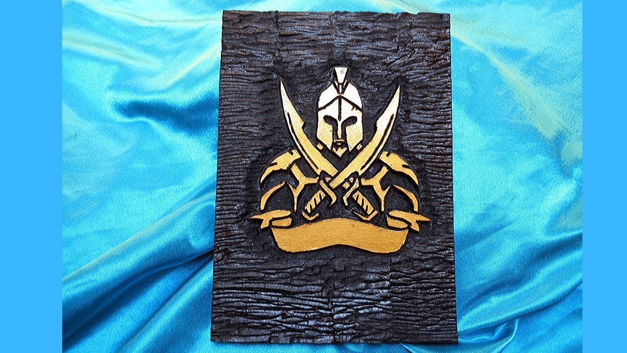 Wood carving | Carving a Spartan relief on MDF using a dremel rotary tool