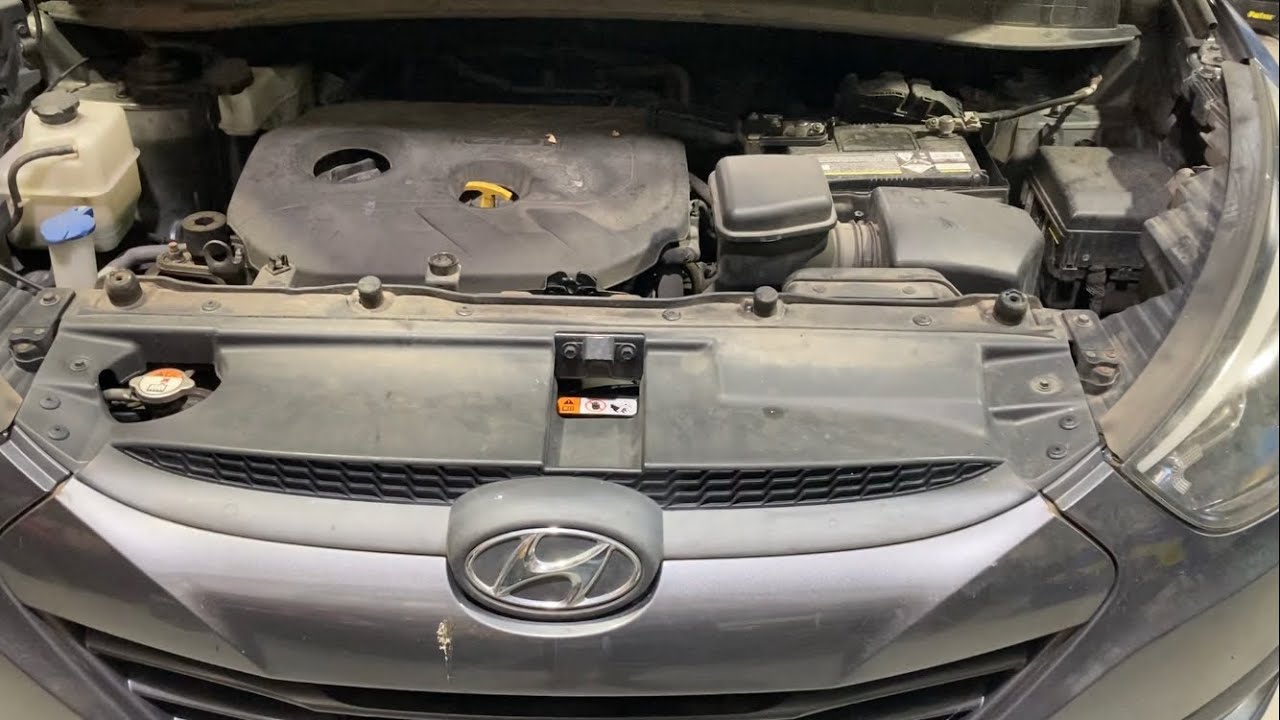 Hyundai IX35 petrol, How to replace engine oil and filter.