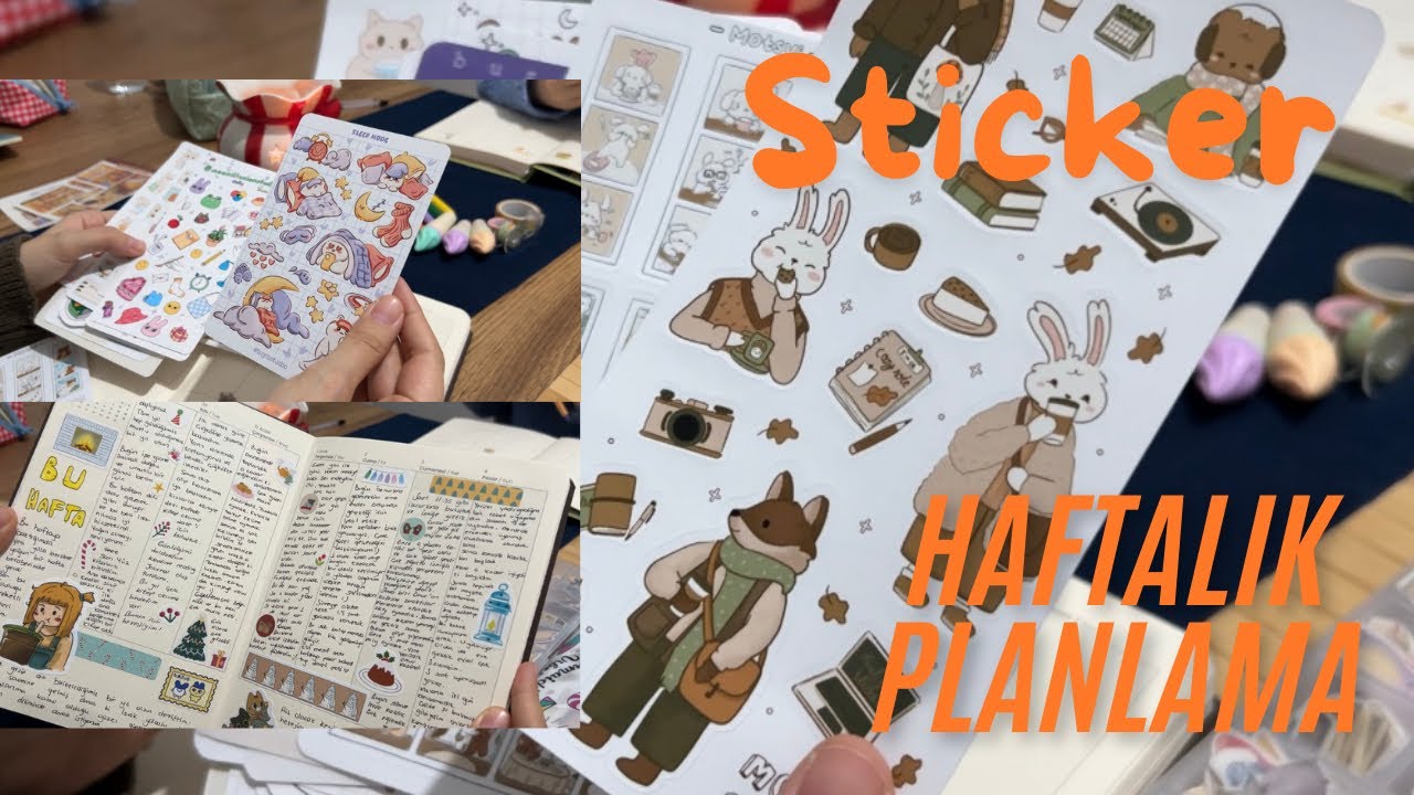5-11 OCAK HAFTALIK KURULUM // BİRARU-YOUNA AJANDA KARŞILAŞTIRMASI // STİCKER 