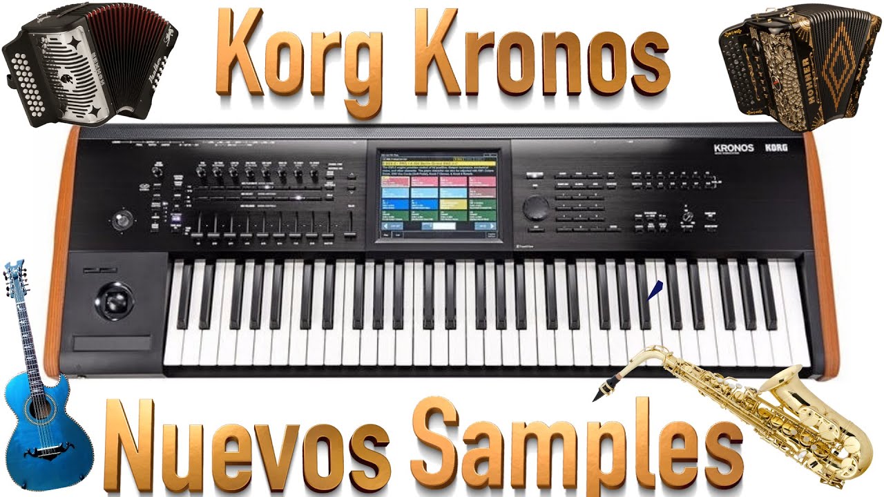 Nuevos Samples Korg Kronos Instrumentos Reales Acordeon y Sax