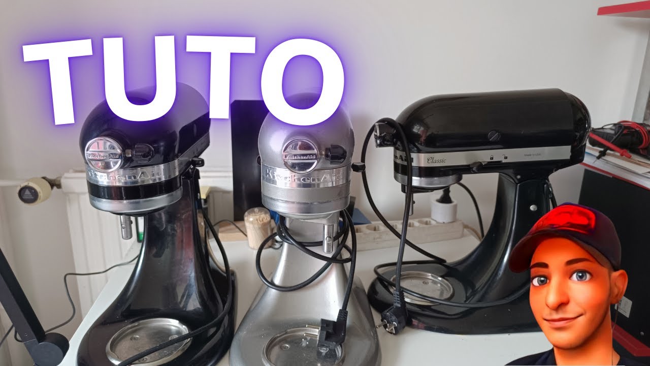 comment démonter un robot kitchenaid