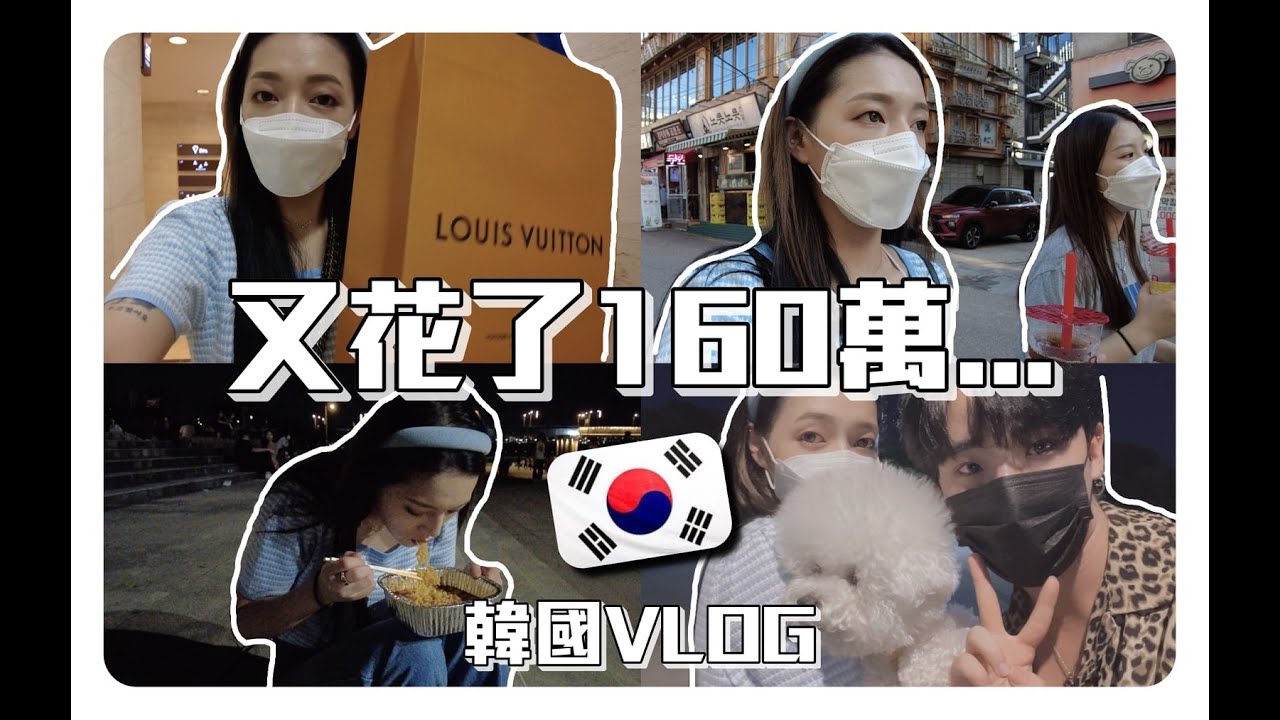韓國VLOG 🇰🇷 又花了160萬...😓 跟我一起逛街吧 夜晚的漢江約會 ❤️