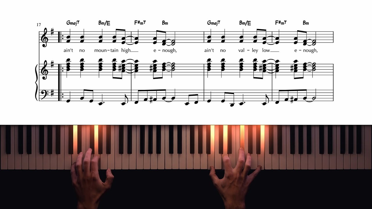 Ain't No Mountain High Enough − Piano Arrangement