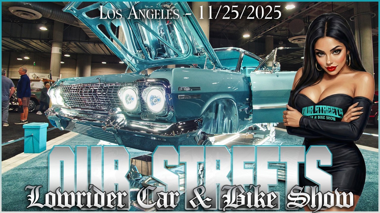 Lowriders Take Over the LA Auto Show! 🏛️ Our Streets Car & Bike Show