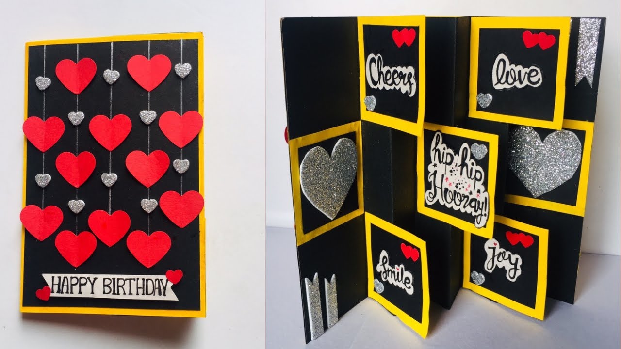 Beautiful Handmade Birthday Card Ideas for Best friend|| How to Make Beautiful Birthday Card