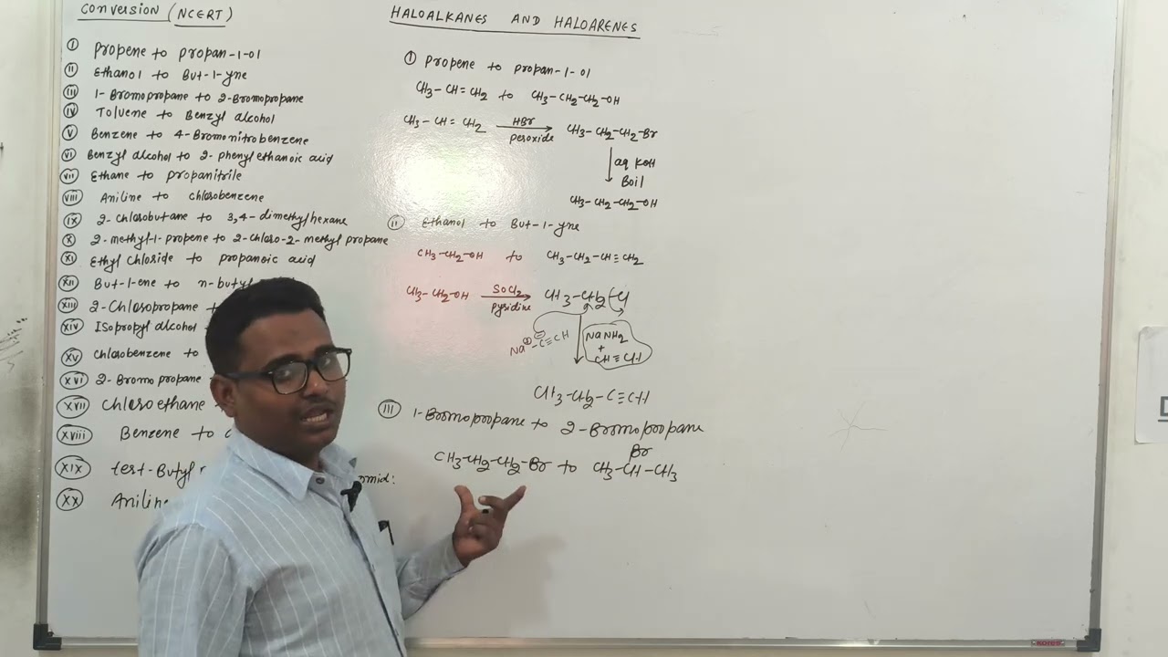 Conversion of Haloalkane &Haloarene Class 12 
