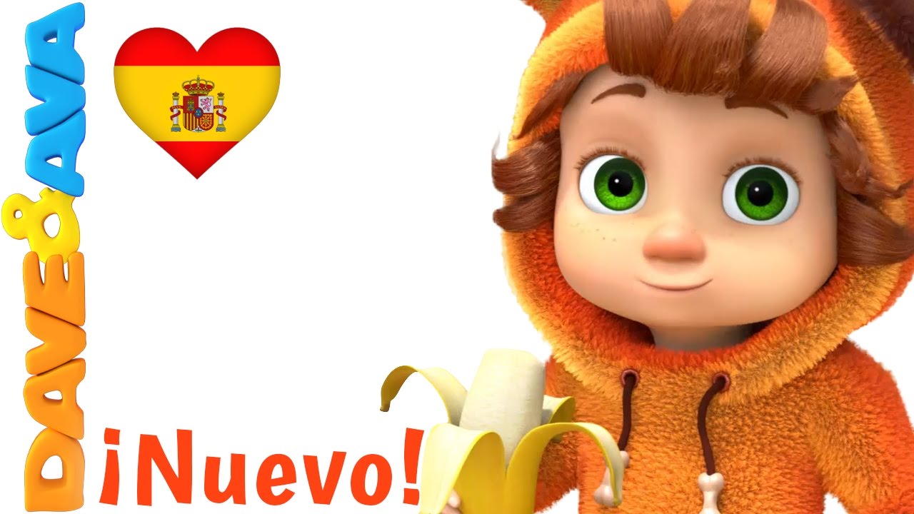 🍌Canciones Infantiles y Canciones para Bebés de Dave y Ava | Manzanas y Bananas 🍌