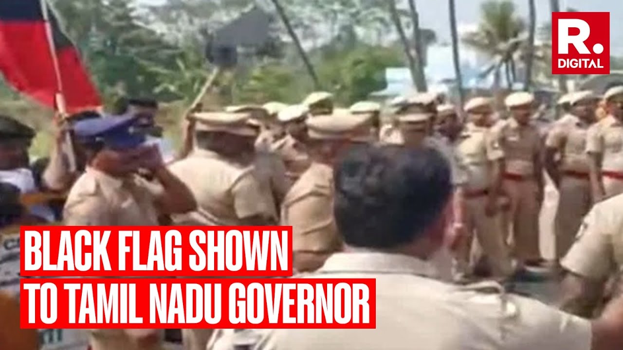 Student Federation Protest Against Tamil Nadu Governor RN Ravi