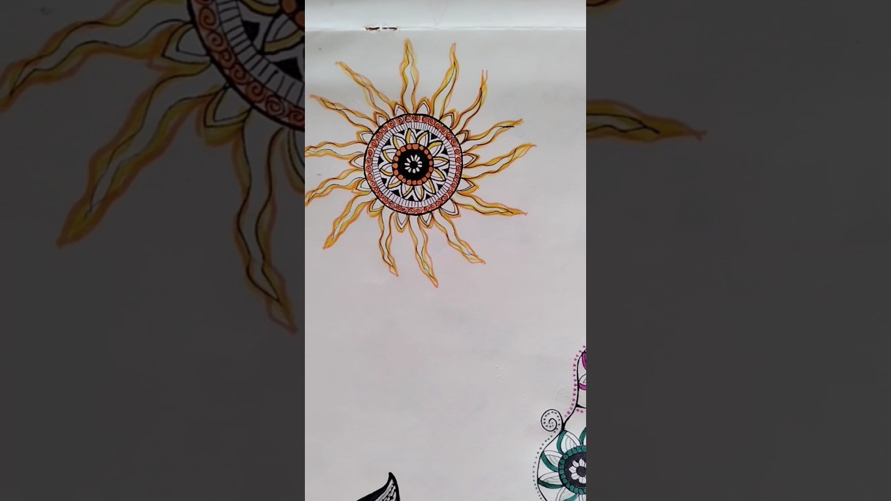 Mandala scenery 🌊🌞