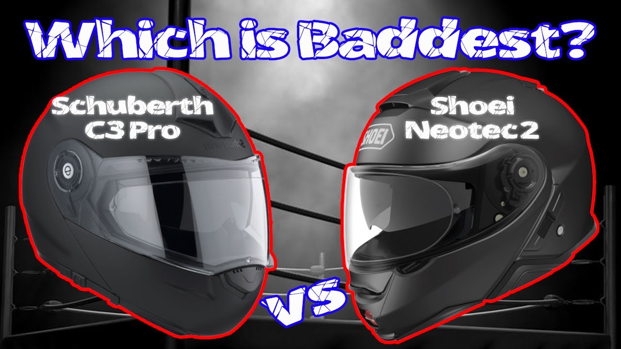 Shoei Neotec 2 vs Schuberth C3 Pro Modular Motorcycle Helmets!!