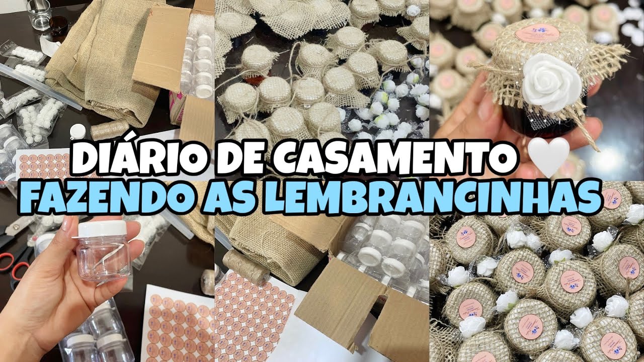 DIÁRIO DE CASAMENTO| fazendo as lembrancinhas😍🤍