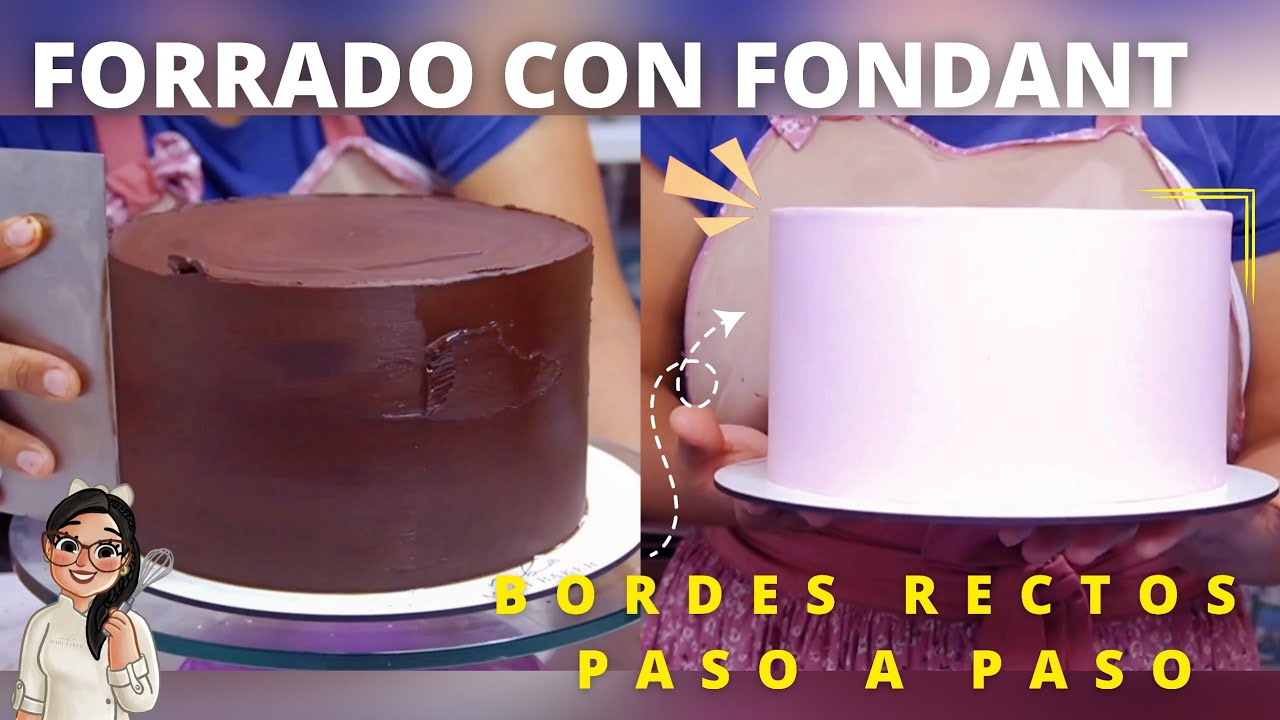 Aprende a forrar una torta con fondant