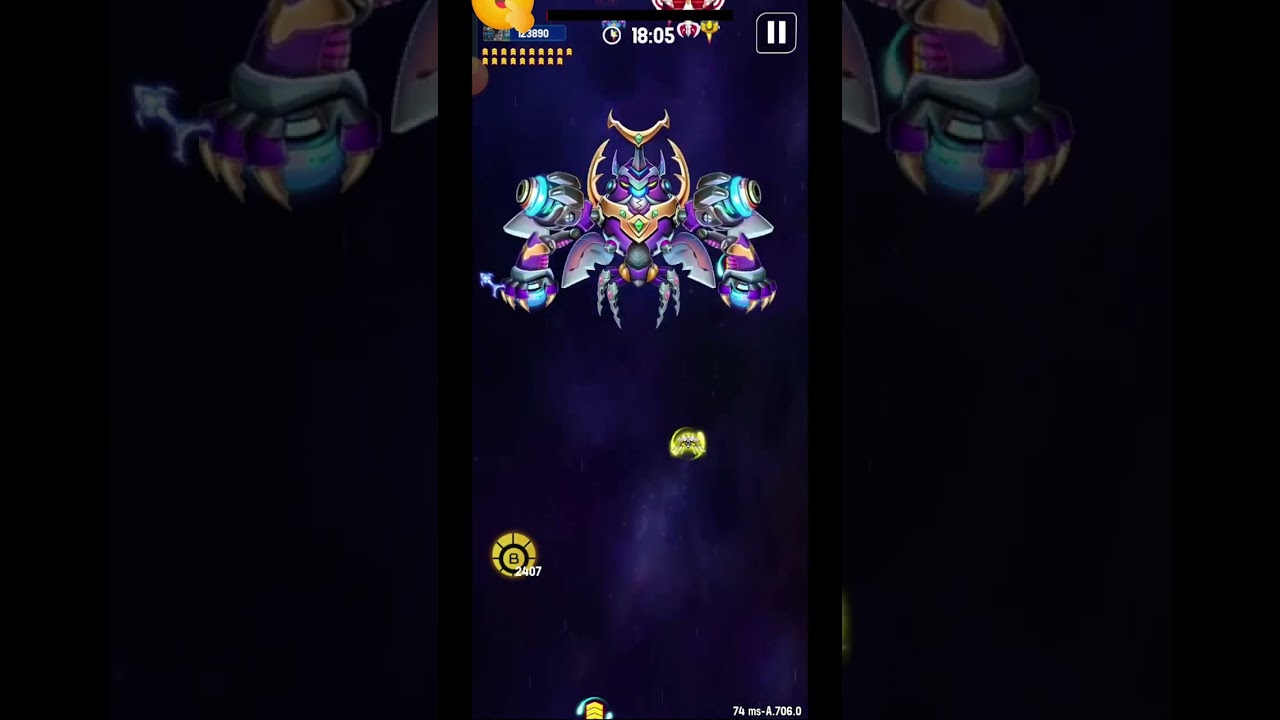 space shooter boss 50 #shorts part 15