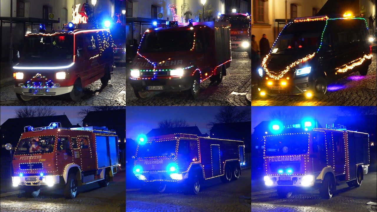 🎄 🎅 Lichterfahrt der Feuerwehr Auma-Weidatal & der Feuerwehr Pausa-Mühltroff 🎅 🎄