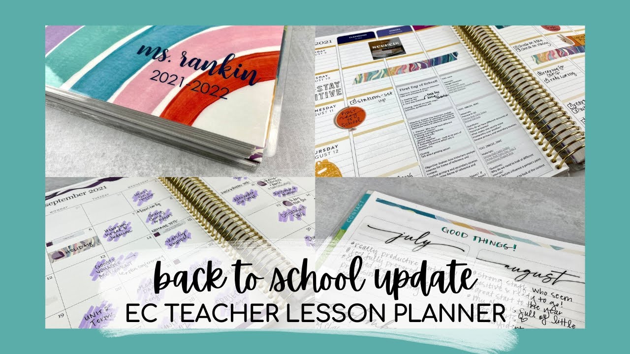 BACK TO SCHOOL ECTLP UPDATE! | how is the school year so far? | erin condren teacher lesson planner