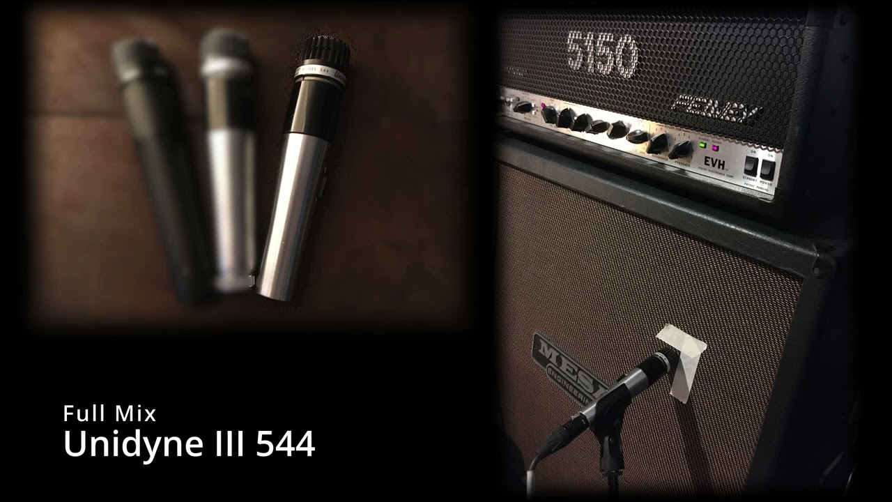 Shure Guitar Mic Shootout - SM57 vs Unidyne III 545 vs Unidyne III 544 - Metal/Hardcore