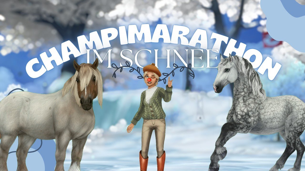 Ein Champimarathon im Schnee! 💨❄️ │ SSO 🐴 │ Deutsch