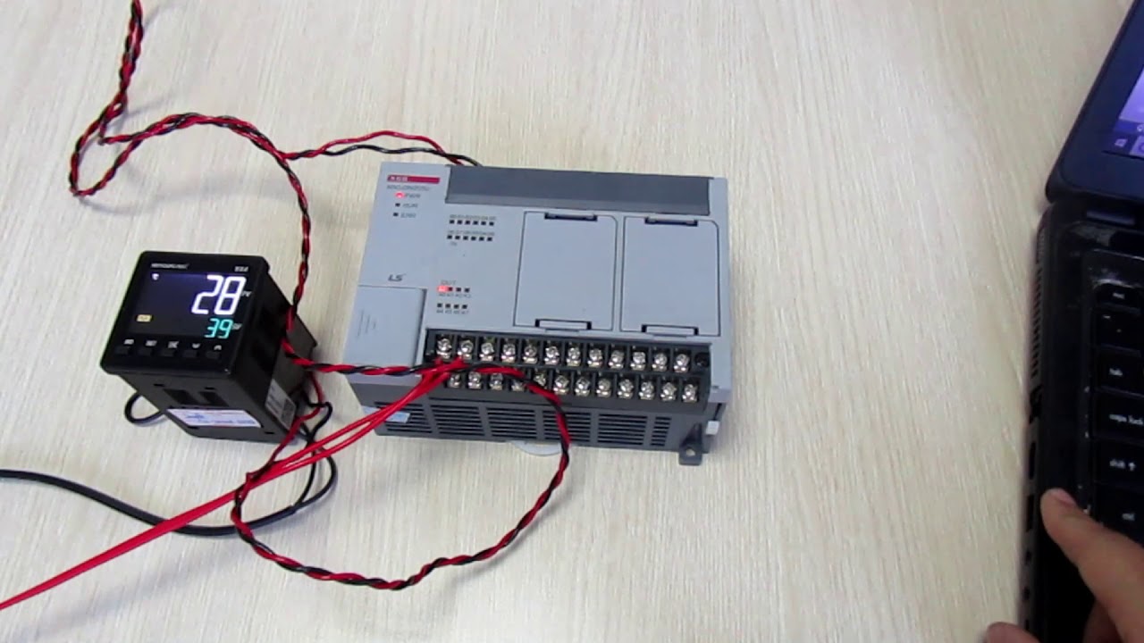 [THỢ ĐIỆN VLOG TRAINING] - ĐỒNG HỒ NHIỆT ĐỘ VX TRUYỀN THÔNG VỚI PLC LS - 0932654896