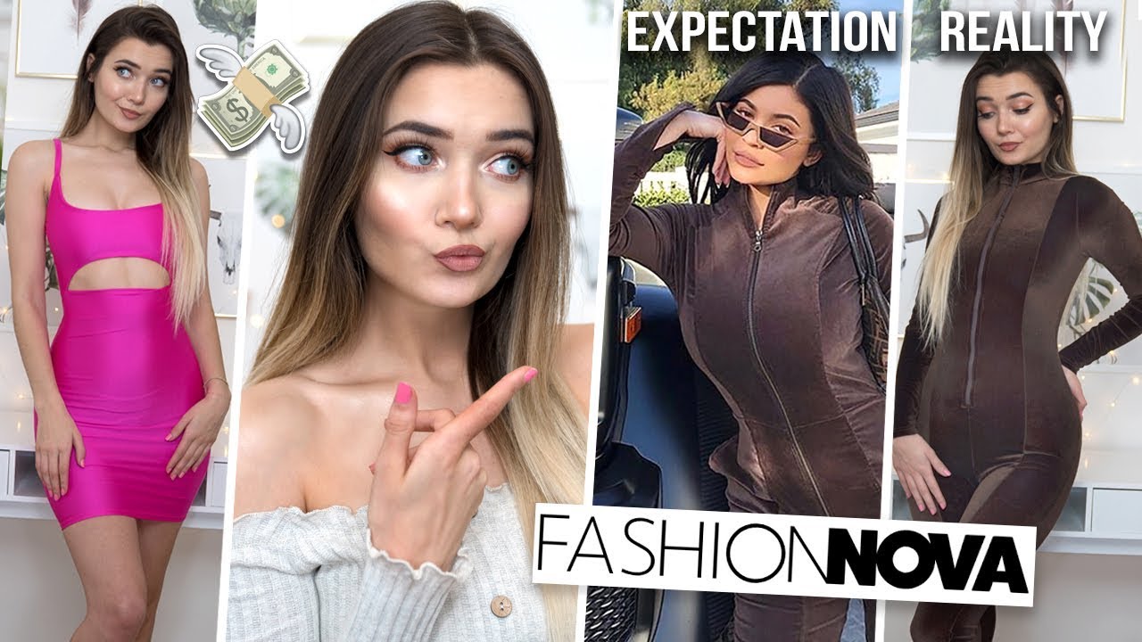 TRYING ON KYLIE JENNER'S OUTFITS FROM FASHION NOVA... WAS IT WORTH IT!? AD