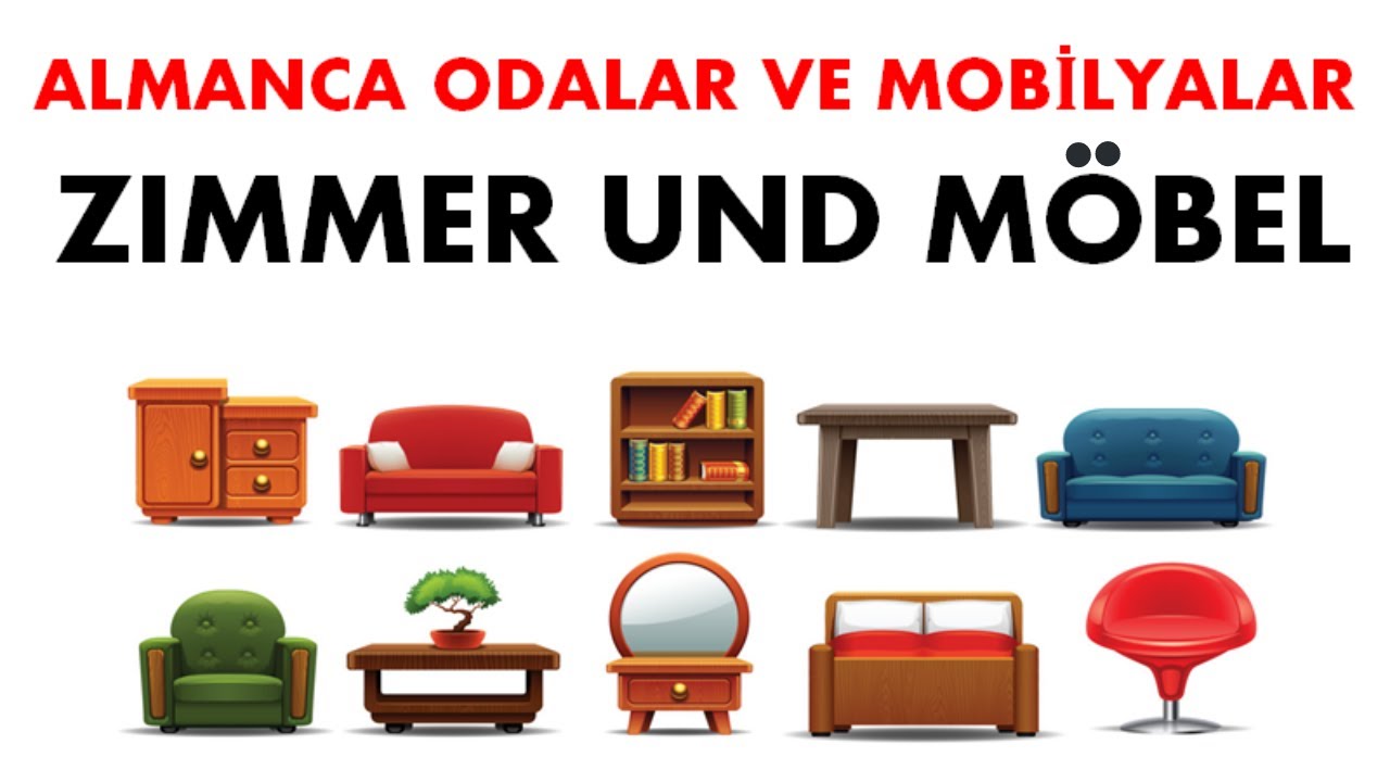 Almanca Odalar ve Mobilyalar-52.DERS ALMANCA|11.sınıf 1.ÜNİTE