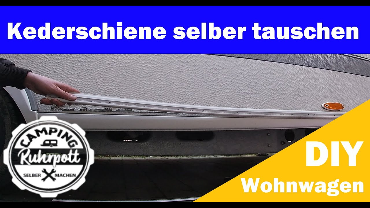 Bodenschürze tauschen am Hobby Wohnwagen 560 Kmfe
