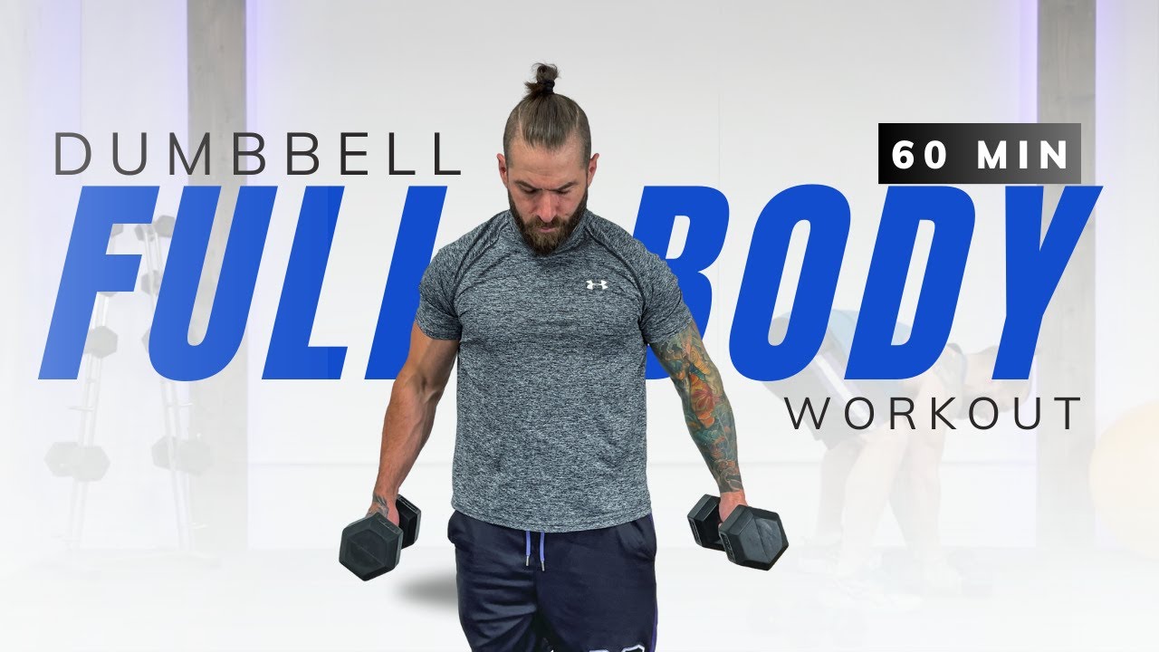 1 Hour Full Body Workout with dumbbells | Awesome home workout