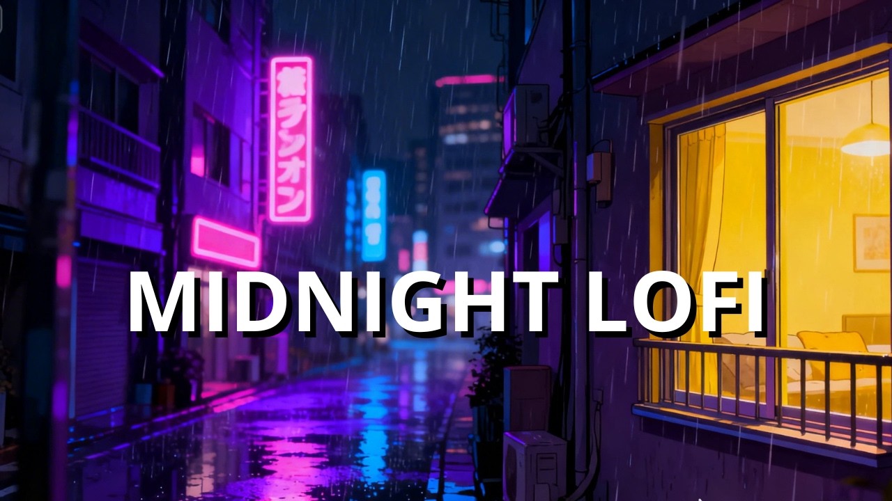 Midnight in Tokyo 🌧️ Lofi Beats to Study & Relax | 深夜BGM