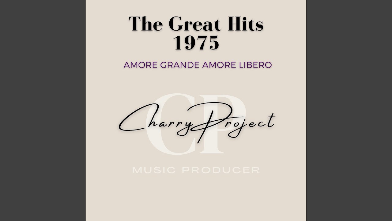Amore Grande Amore Libero (Radio Edit)