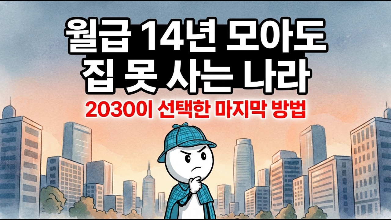 월급 14년 모아도 집 못 사는 현실, 2030이 선택한 마지막 방법