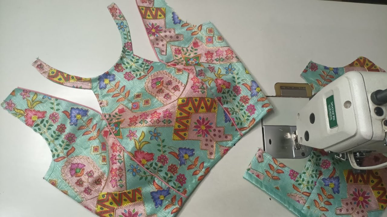 Model Blouse design cutting and stitching || Unique blouse design cutting and stitching || blouse