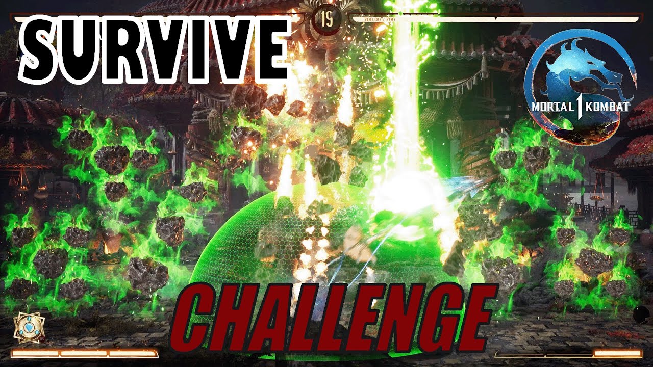 BLASTING GREEN FORCEFIELD - Survive Challenge Fire Temple Season 3 | Mortal Kombat 1 Invasions