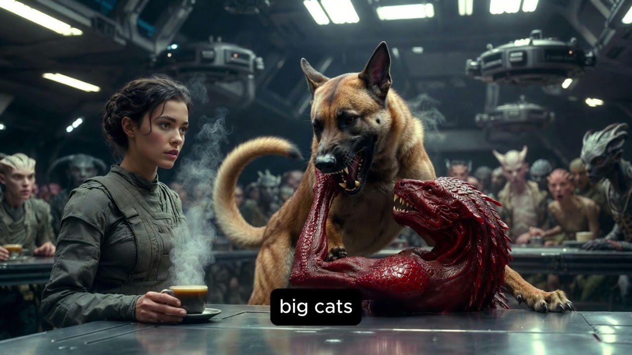 🐾 Human & Apex Predator Duo Dominates Alien Cadets! 🐾