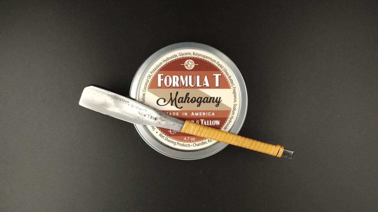 #145. Kamisori NEW TOYO. WSP Formula T MAHOGANY, RazoRock 400.