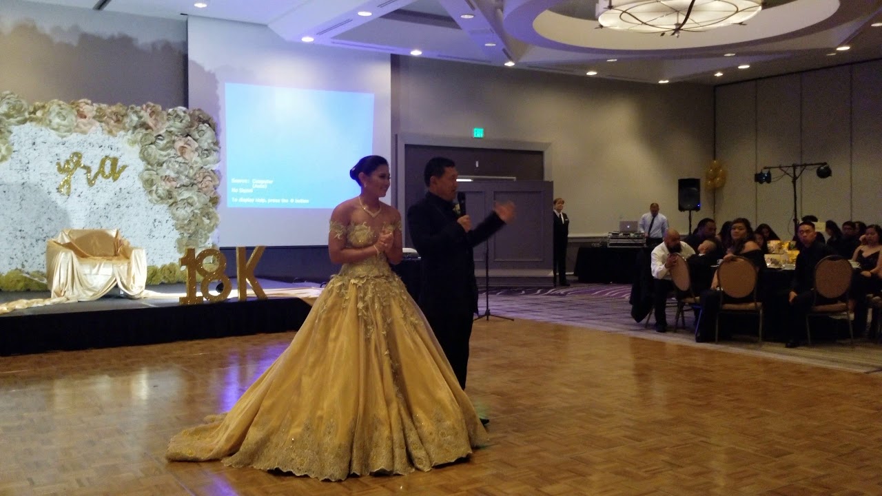 Kyra's dad speech for her 18th birthday