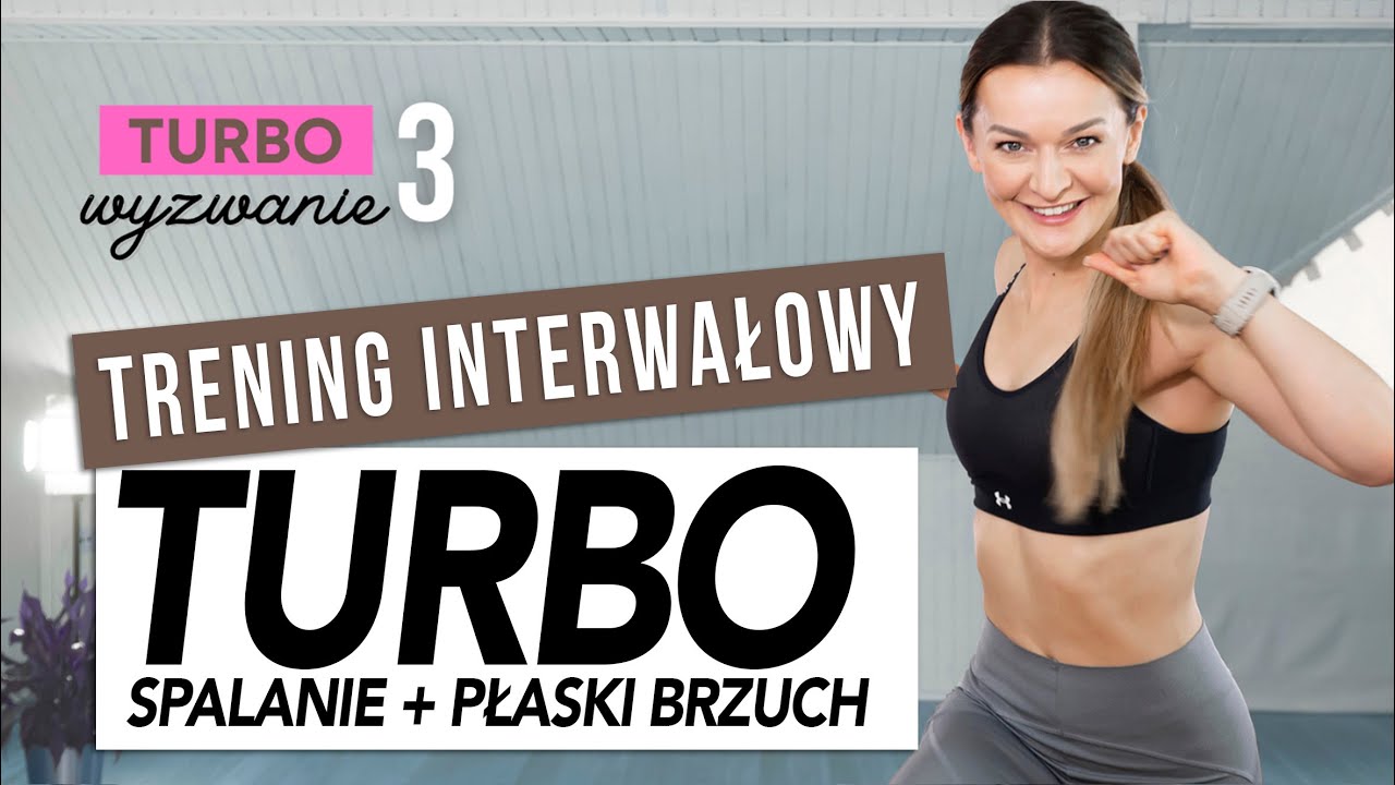 TURBO WYZWANIE 3: Odchudzający INTERWAŁ + brzuch 🔥 Monika Kołakowska