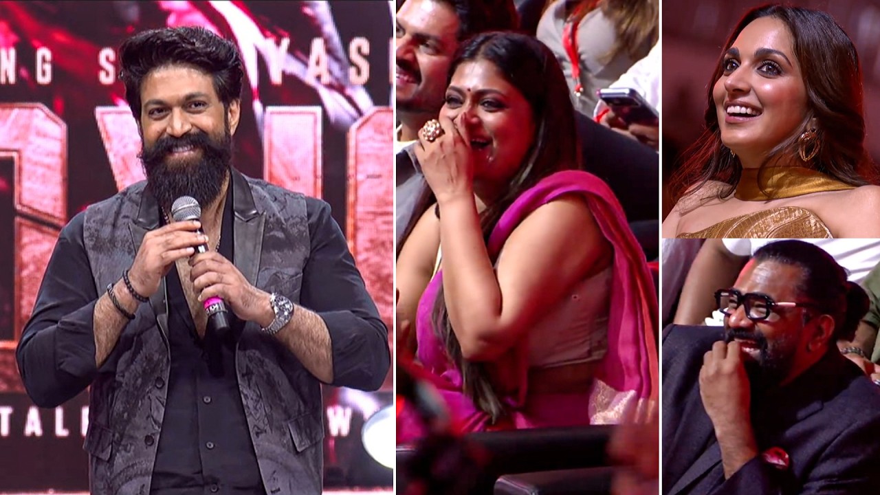 Rocking Star Yash Superb Speech @ Toxic Pre-Release Event in Chennai | Kiara Advani | GeethuMohandas