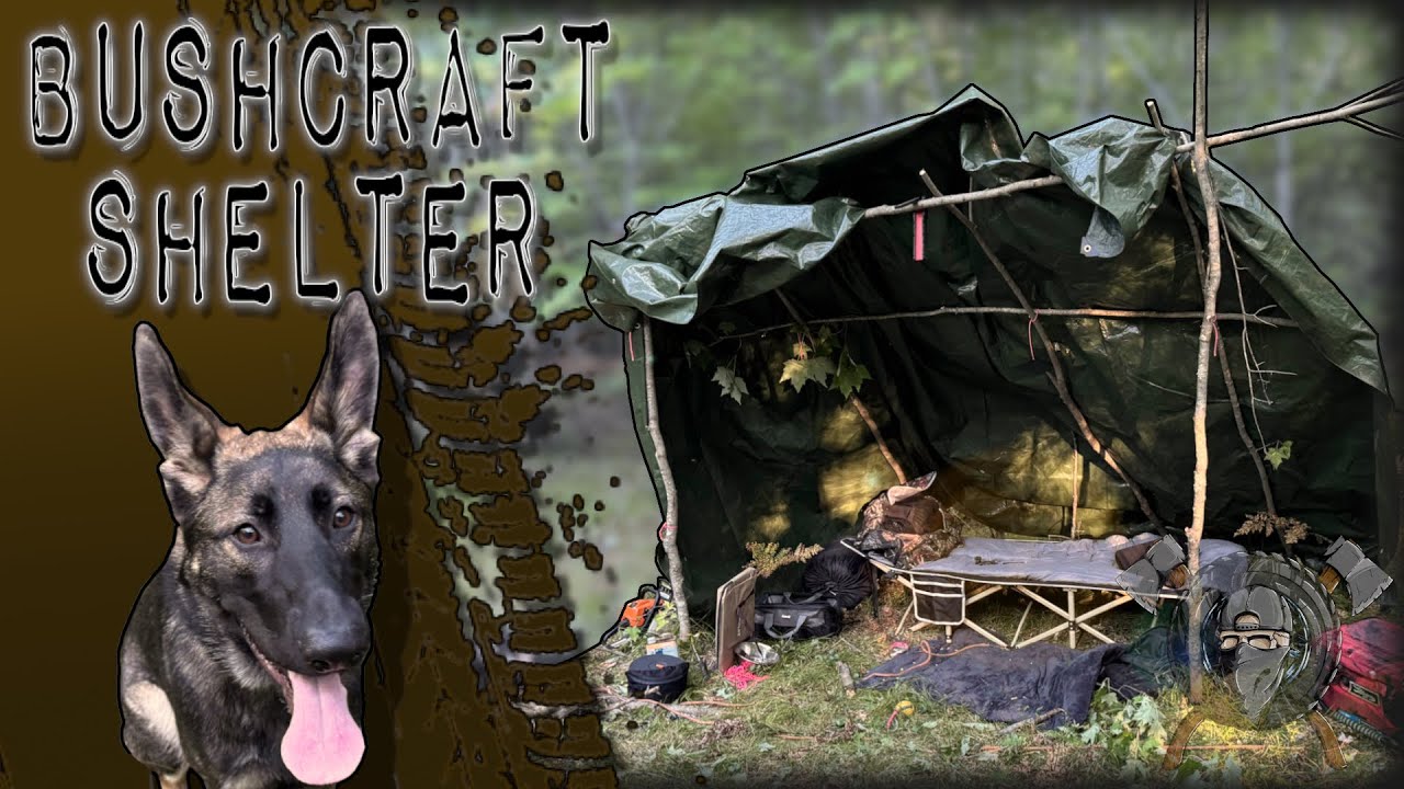 Bushcraft camping on abandoned trails!