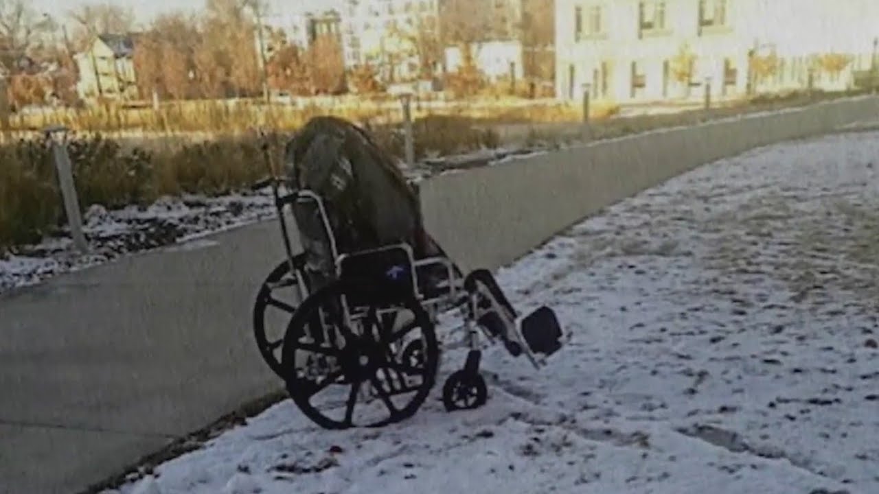 Amputee left in the bitter cold outside hospital