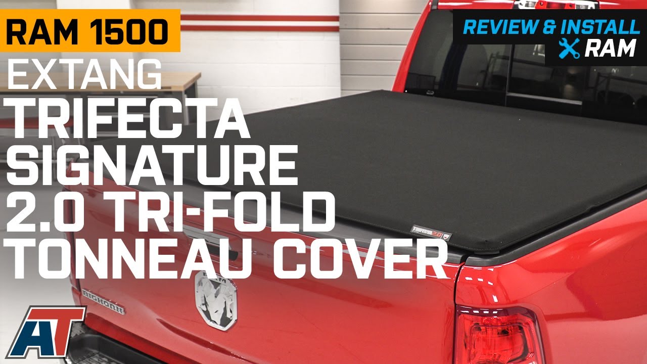 2019 RAM 1500 Extang Trifecta Signature 2.0 Tri-Fold Tonneau Cover Review & Install