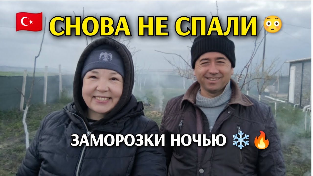 Снова заморозки&hellip; всю ночь боролись за сад ❄️🔥