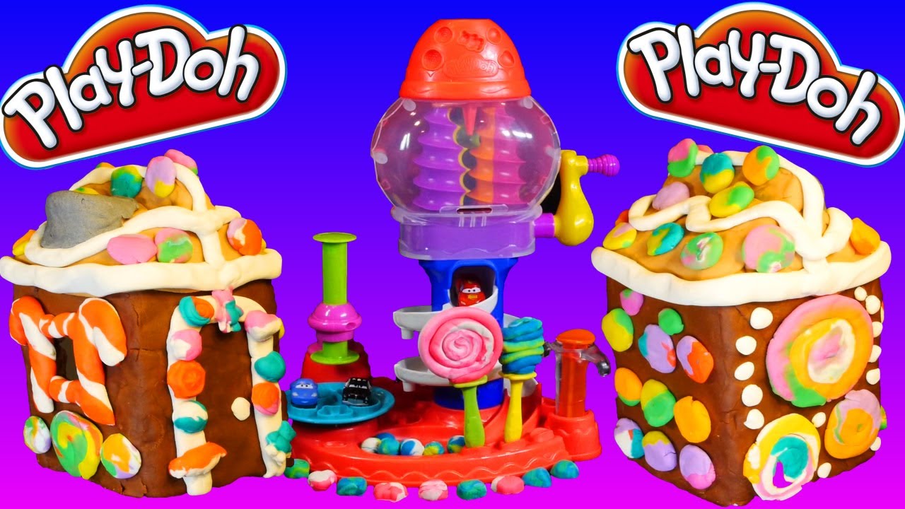 Play Doh Gingerbread House Do It Yourself Play Dough Tutorial with Sweet Shoppe Candy Cyclone!
